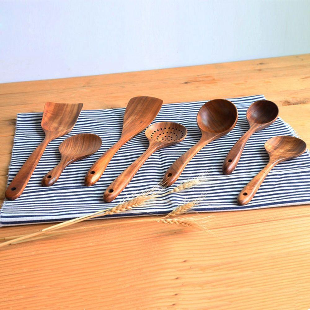 YIYU Muỗng Gỗ Thủ Công Dùng Trong Nhà Bếp