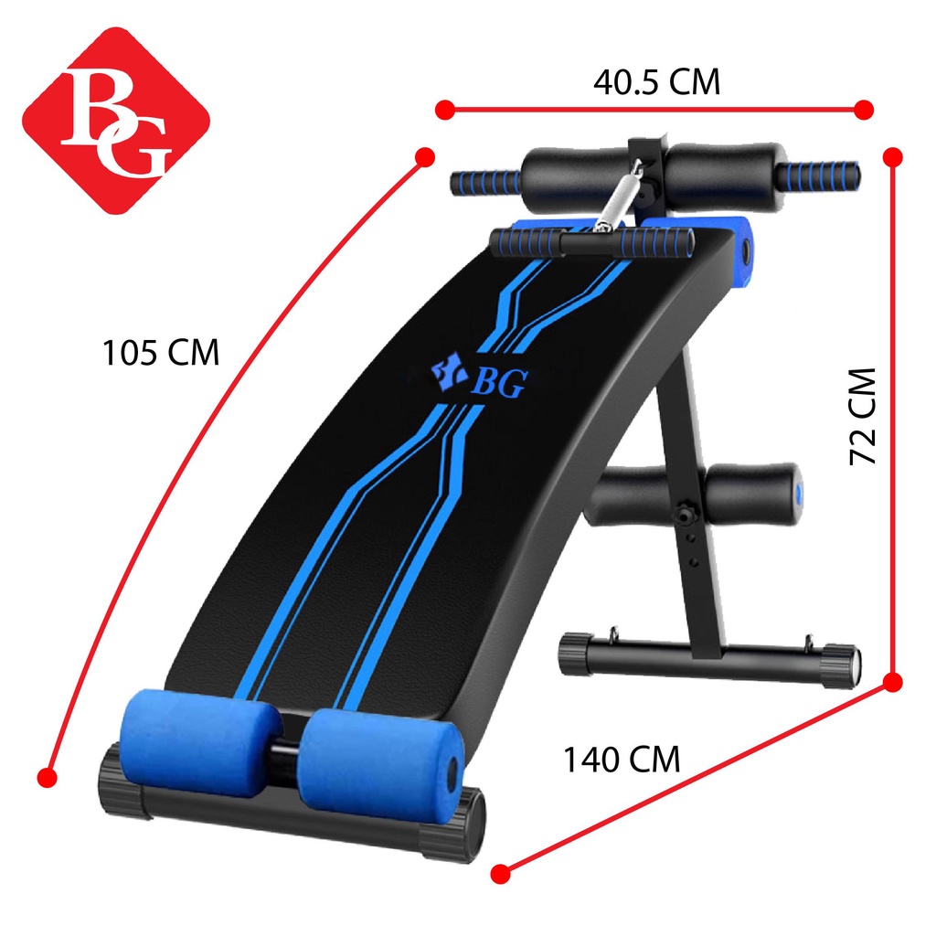 BG Ghế tập bụng cong muse mẫu 160 thiết kế mới (xanh đen)