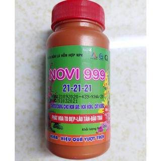 Phân bón lá cao cấp NPK 21-21-21+Te KINA - lọ 100g. Cty Kiên Nam.