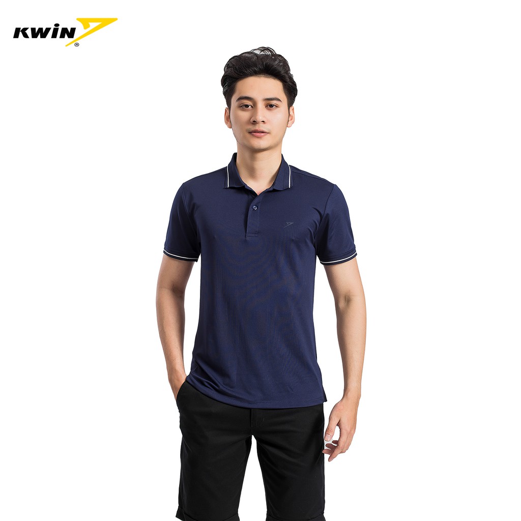 Áo polo nam KWIN chính hãng lịch sự, thiết kế dáng ôm, chất liệu cao cấp, thấm hút tốt KPS016S9 | BigBuy360 - bigbuy360.vn