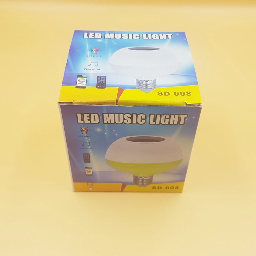 Đèn Ngủ RGB E27 Có Tích Hợp Loa Bluetooth Không Dây