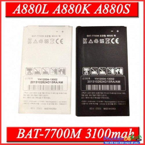 Pin Sky A880 A880S A880K A880L BAT-7700M VEGA LTE-A Chính Hãng