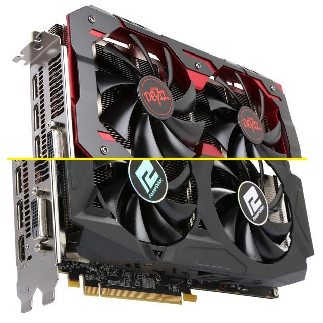 RX580 VGA Card màn hình PowerColor