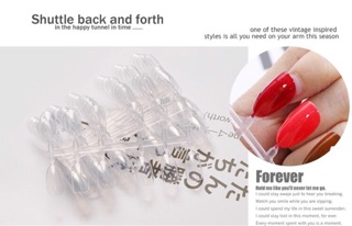 Móng mẫu form Hàn- Nhật dùng làm nail