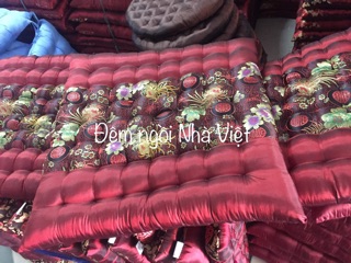 Đệm ngồi bệt gấm dài