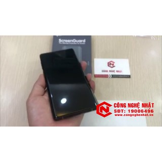 Combo dán kính cường lực và ốp dẻo silicon cho samsung note 9