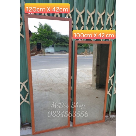 Gương soi toàn thân treo tường hoặc dựa tường
