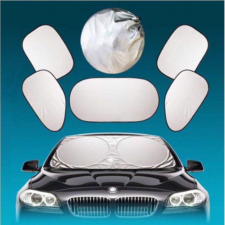Bộ 6 tấm Che nắng Xe hơi - Oto Xếp gọn