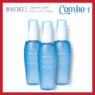 Combo siêu tiết kiệm 03 lọ Tinh Chất Cấp Ẩm Dạng Xịt 6 trong 1 Kirei JP - Hydration Booster 6in1 Spray Serum 100ml