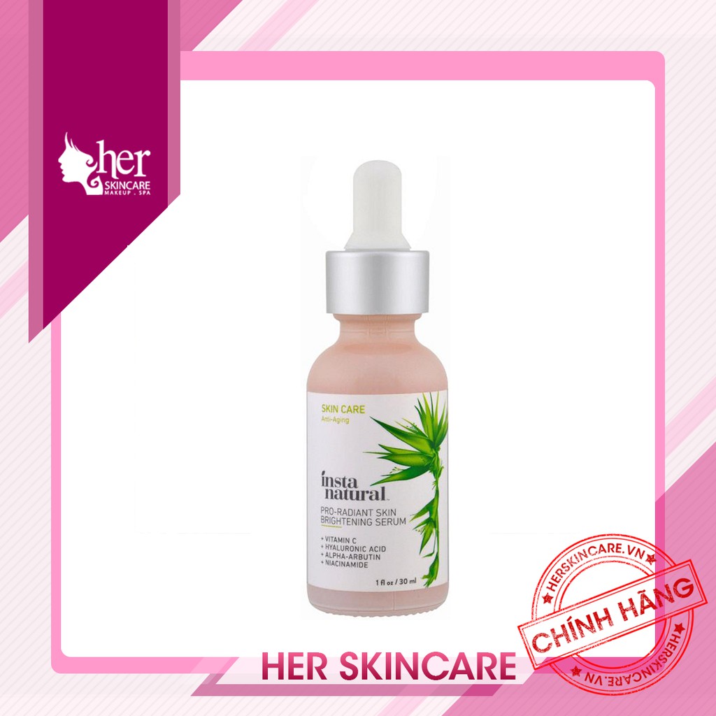 [Mã COS1904 giảm 8% đơn 300K] [CHÍNH HÃNG - 30ml] Serum dưỡng trắng da InstaNatural Brightening 25% Vitamin C | BigBuy360 - bigbuy360.vn