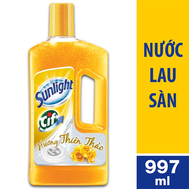 Nước lau sàn Sunlight 1kg hương thiên thảo (997ml)