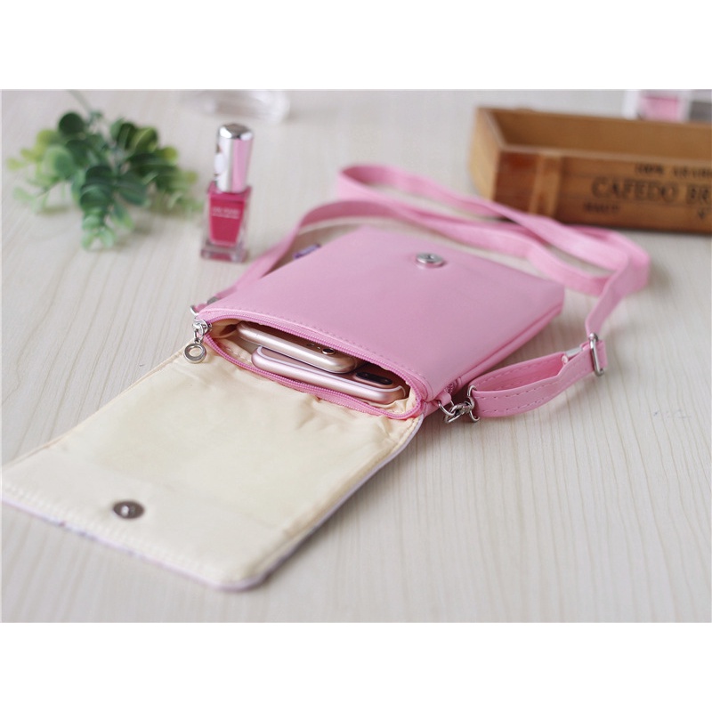 (TH08) Túi Đeo Chéo Họa Tiết Xinh Xắn, Túi Đựng Điện Thoại