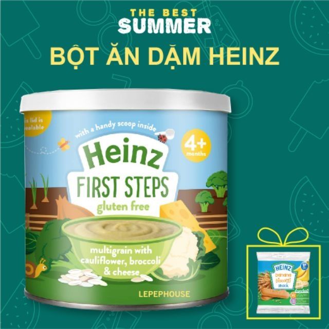 BỘT ĂN DẶM HEINZ LON VỊ MẶN 240GR