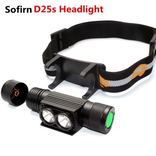 Set đèn pin đeo đầu SOFIRN D25S (H25S) LED 1200Lm SST40 siêu sáng chống thấm nước IPX6 USB Type C sạc lại được tiện lợi