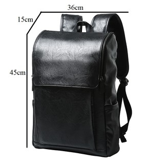 Balo da nam phong cách Hàn Quốc E9367 Ba lô da mềm