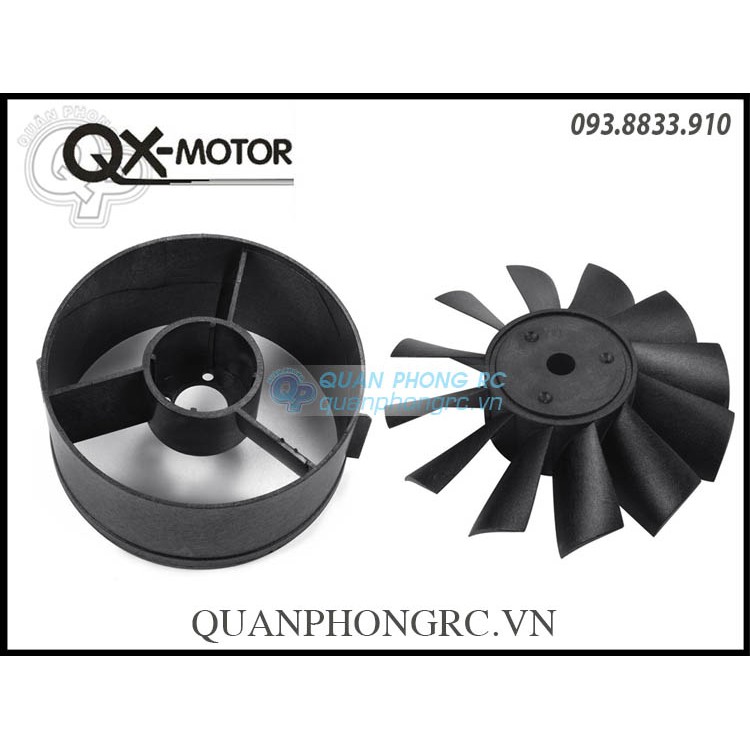 Vỏ Ducted Fan QX-MOTOR 12 Lá 64mm 12 Blades