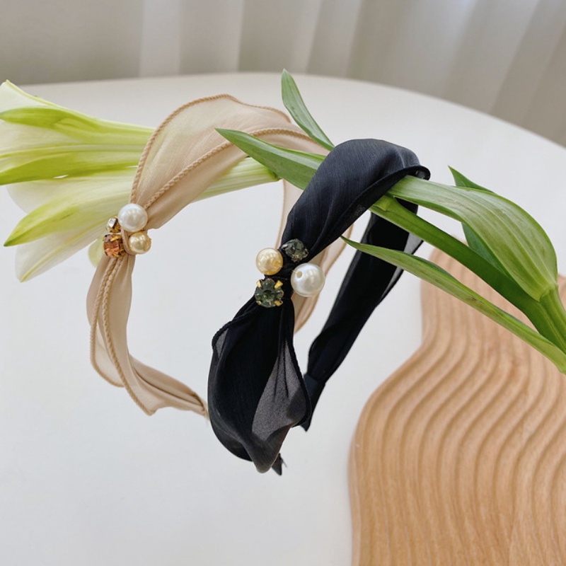 Băng Đô Đính Đá Và Ngọc Trai Thời Trang Dành Cho Nữ