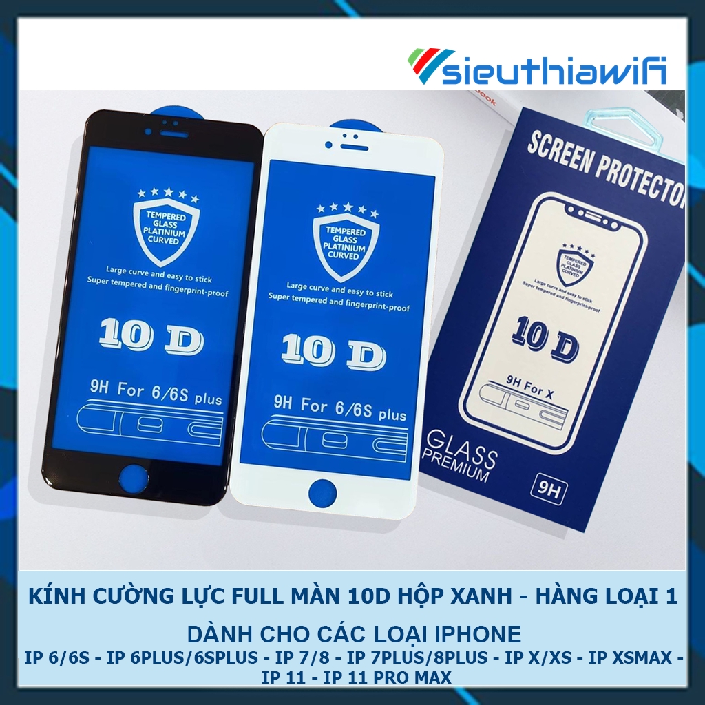 Kính cường lực iphone 10D Full màn 6/6plus/6s/6splus/7/7plus/8/8plus/x/xr/xs/11/12/pro/max/plus/promax - Awifi Case M2-4 | BigBuy360 - bigbuy360.vn