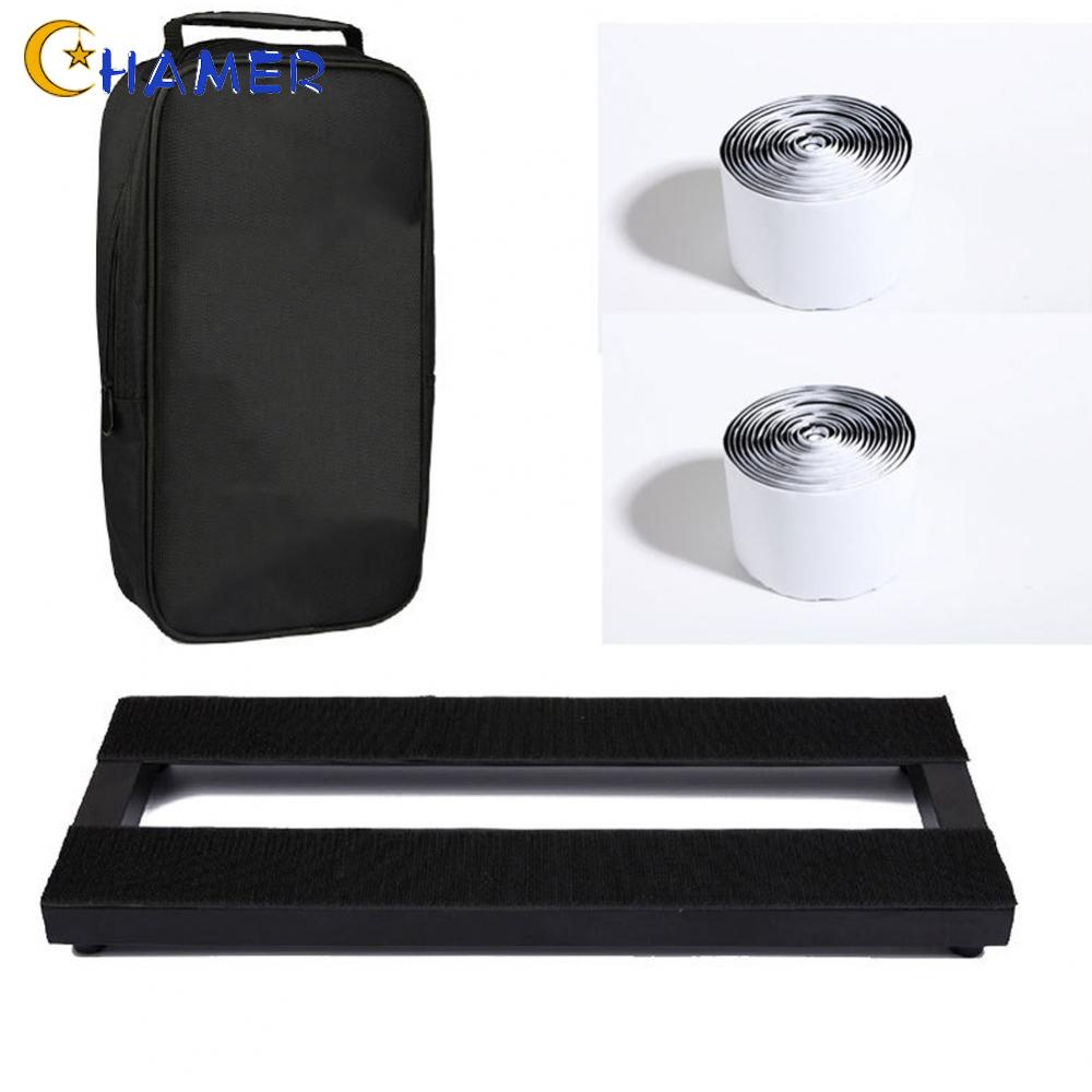 CHAMER- ~Effect Pedal Board Aluminum Alloy Cable Management Electric Guitar Effect Board