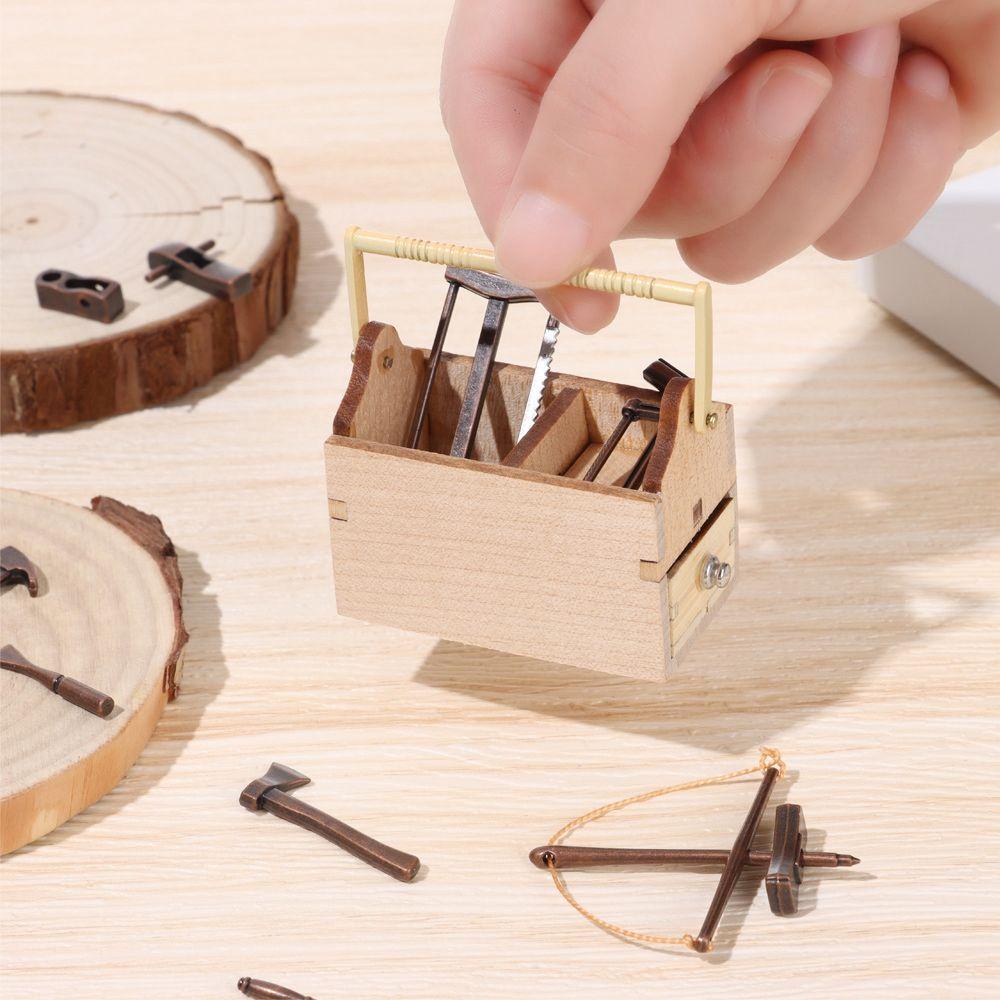 Bộ Dụng Cụ Sửa Chữa Mini Cho Nhà Búp Bê Tỉ Lệ 1 / 12