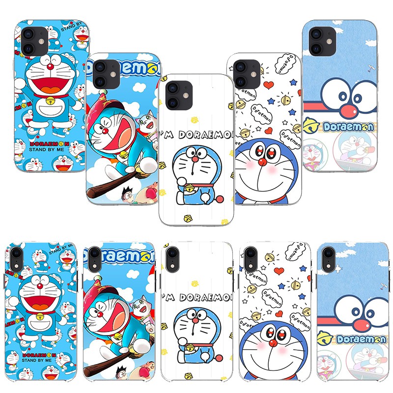 Ốp điện thoại silicon mềm in hình vẽ Doraemon 17YF cho iPhone 11 12 Mini Pro Max 12pro 12promax 11pro 11promax 12 Mini