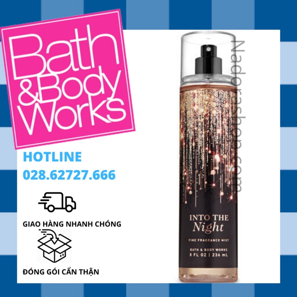 Xịt Thơm Toàn Thân Into The Night Bath And Body Works