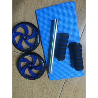 Con lăn tập bụng 2 bánh - full box