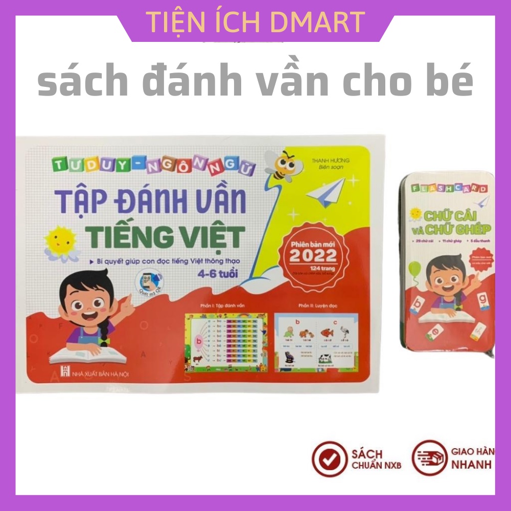 sách đánh vần cho bé 4 -6 tuổi giúp con đọc tiếng Việt thông thạo