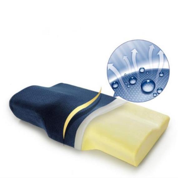 Gối Ngủ Cao Su Non Cao Cấp Nhật Bản Gokumin - Hỗ Trợ Chống Ngủ Ngáy, Giảm Đau Mỏi Cổ, Đau Mỏi Vai Gáy .