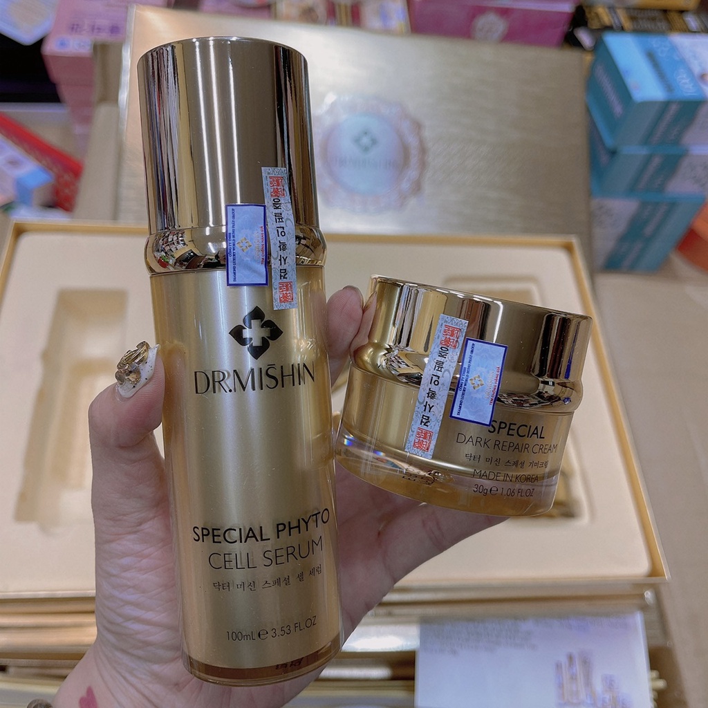 Bộ kem Dr.MISHIN Dưỡng Trắng , Ngừa Nám Tàn Nhang Cao Cấp 6 Món