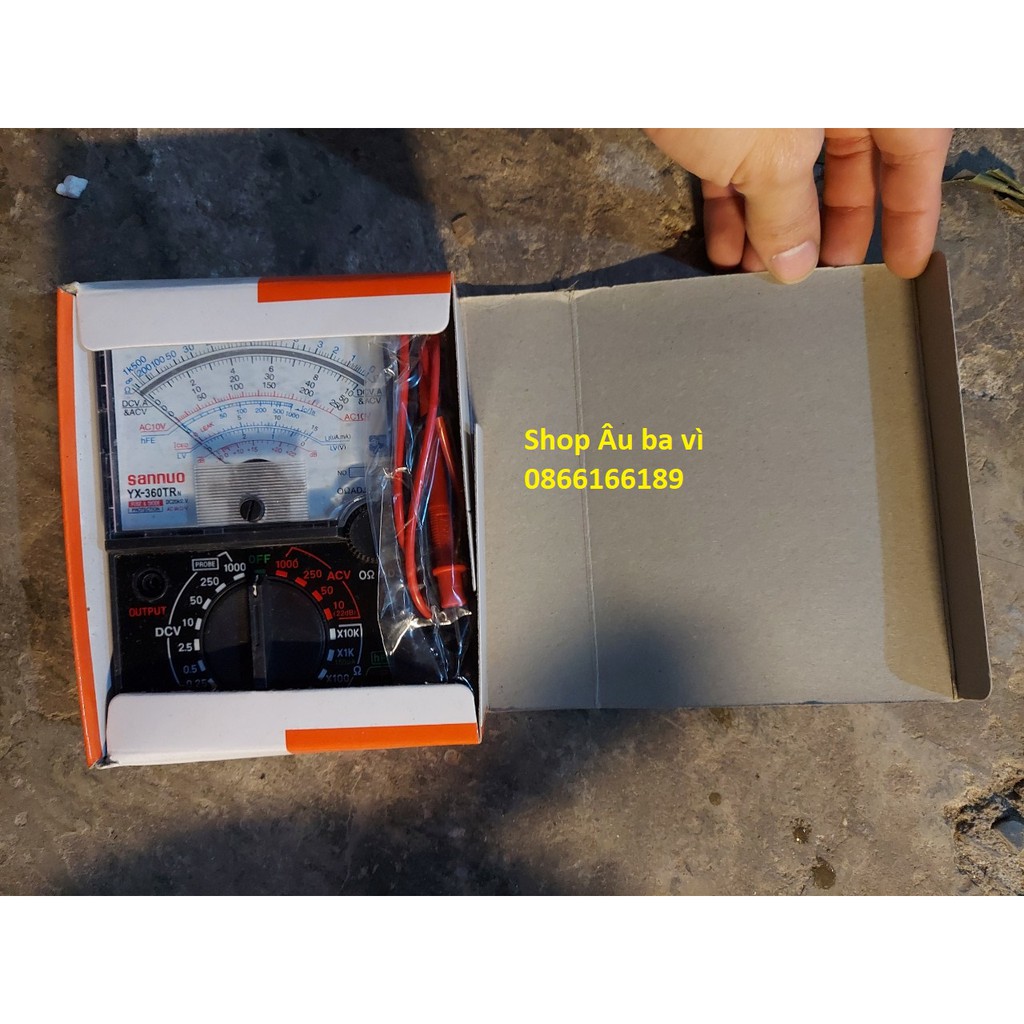 Đồng hồ vạn năng VOM Samwa YX360-TRn - đo thông mạch - đo điện năng - đo ic - đo bảng mạch - đo mên