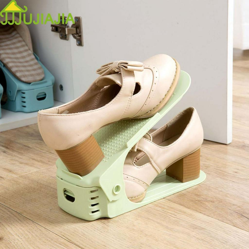 Giá để giày hai tầng JUJIAJIA thiết kế đơn giản tiết kiệm không gian cho tủ đựng giày