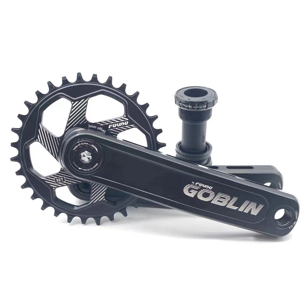 Fovno Bộ Trục Khuỷu Xe Đạp Bằng Hợp Kim Nhôm 170mm 22s shimano sram