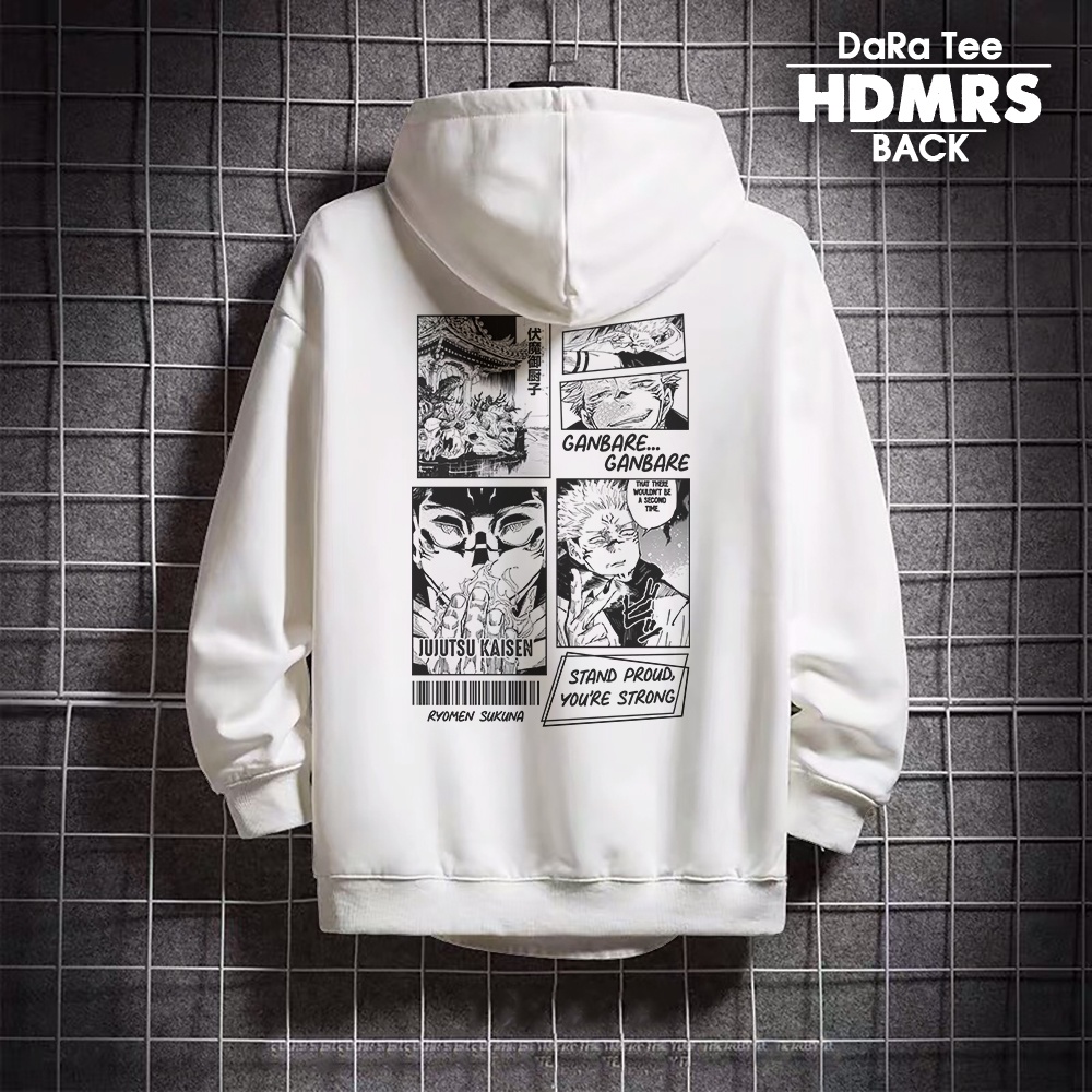Áo Hoodie Unisex In Hình Thiết Kế Manga Jujutsu Kaisen