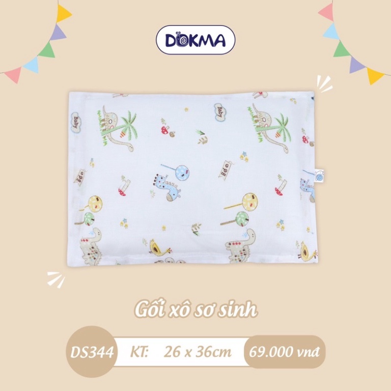 DS344 Gối xô sơ sinh Dokma DS344 (26x36cm)