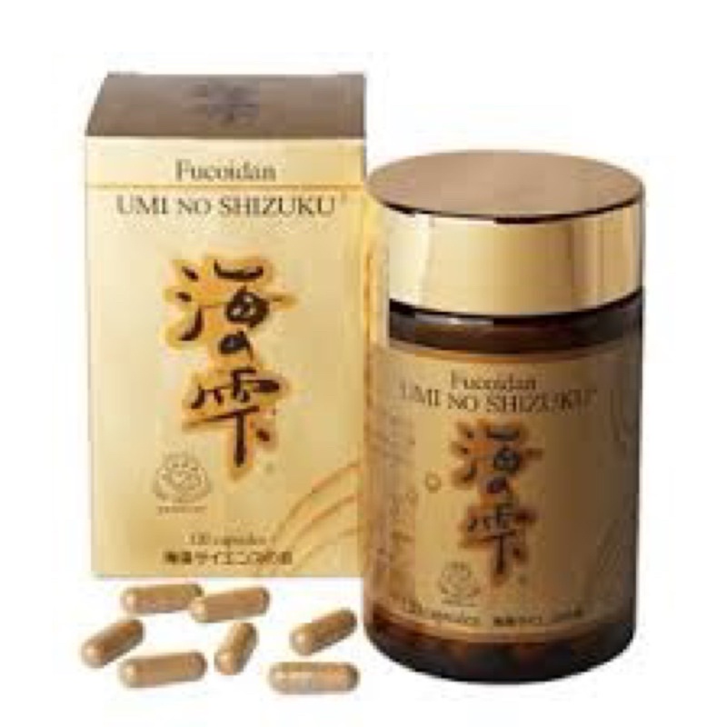 Tảo nâu Fucoidan Umi No Shizuku Nhật Bản 120 viên