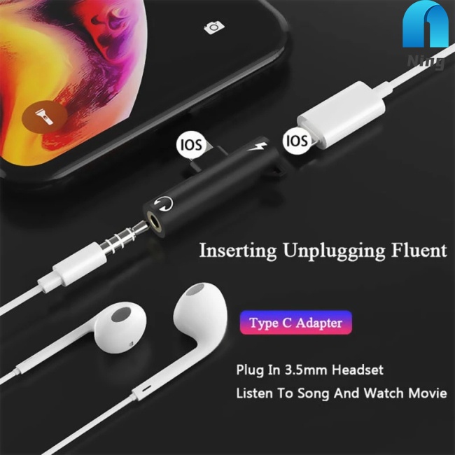 Đầu Chuyển Đổi 2 Trong 1 Chuyên Dụng Cho Iphone