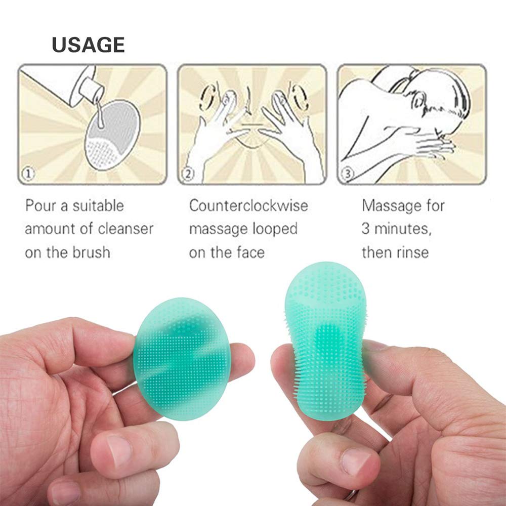 [Hàng mới về] Cọ Rửa Mặt Mini Chống Thấm Nước Tiện Dụng