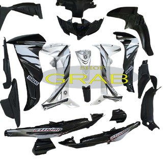 [MIỄN PHÍ BỘ TEM XE] Bộ vỏ nhựa màu Đen gắn xe JUPITER MX Loại Pha đèn Mắt Cáo - Dàn áo xe Jupiter MX