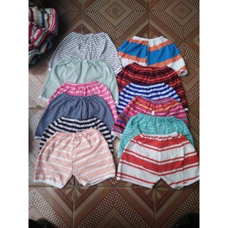 Sỉ 100 quần chục cotton kẻ cho bé 7-14kg