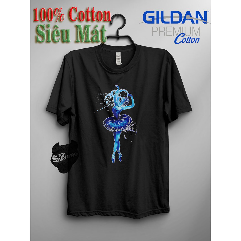 Áo Phông Nữ Cotton 100% In Hình 3D Cao Cấp Phong Cách - Áo Thun Gildan Nam Nữ Unisex Ngắn Tay Chất Mát Mùa Hè Szone PF33