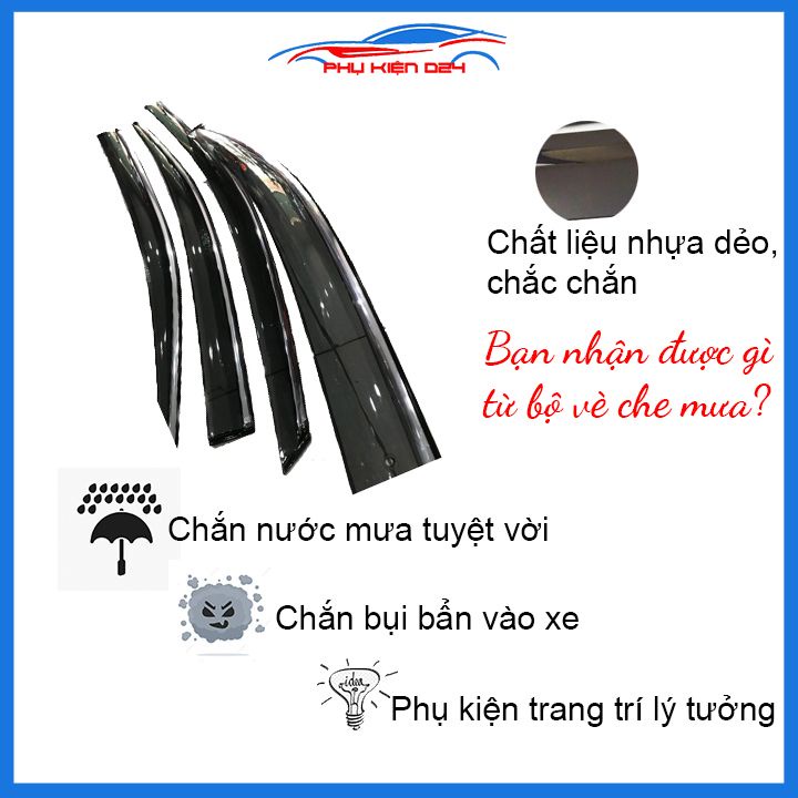 Vè mưa City 2015-2016-2017-2018-2019 vè chỉ mạ che mưa bảo vệ xe