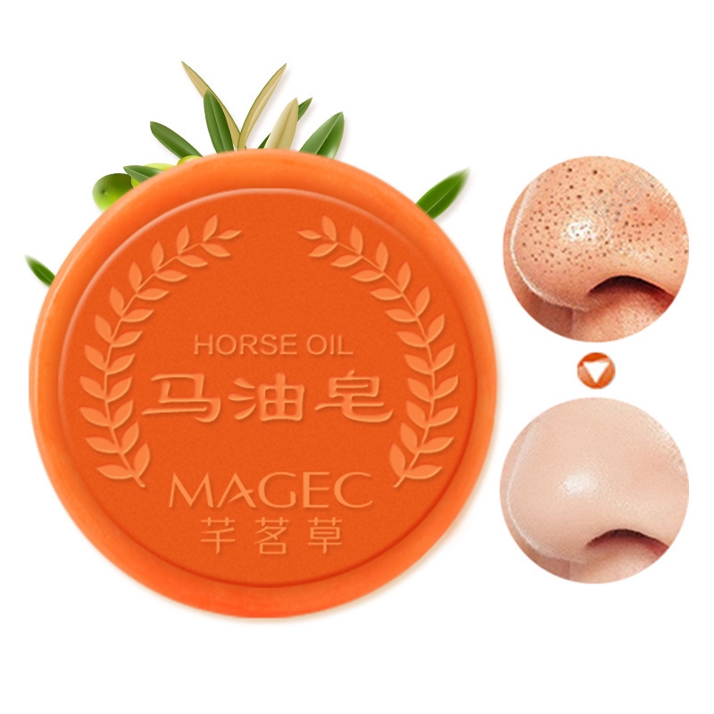 MOLAMGO  [Hàng mới về] Xà phòng tự làm loại bỏ mụn đầu đen vệ sinh sạch làn da