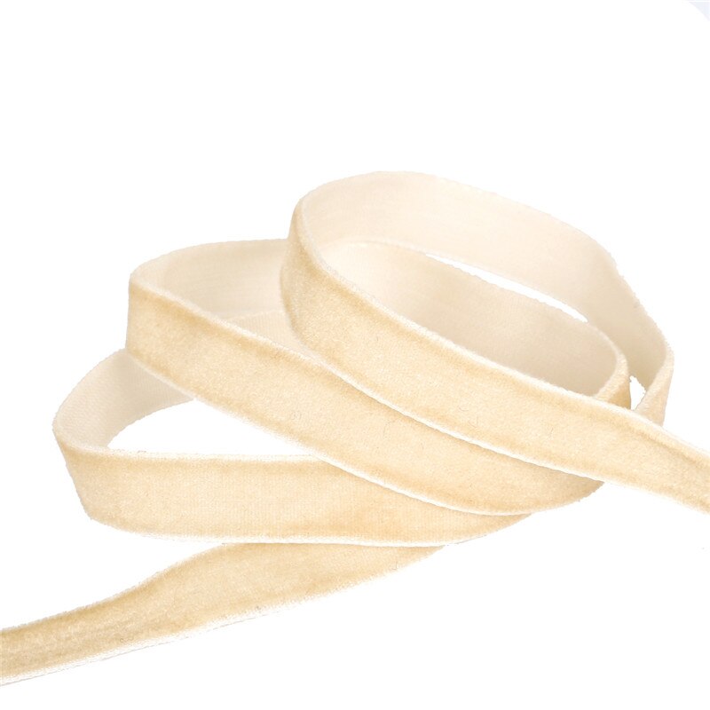Cuộn Dây Ruy Băng Nhung 5Yards 10mm Đa Dụng Chất Lượng Cao