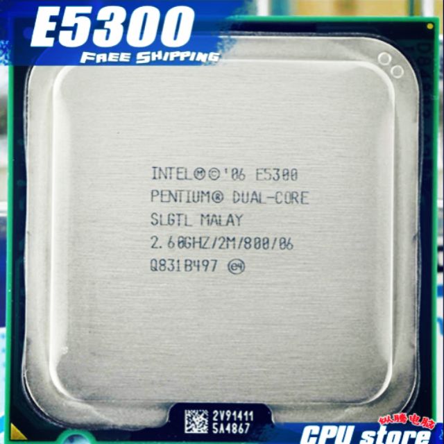 16 con CPU E5300 Tray và các loại 6xxxx