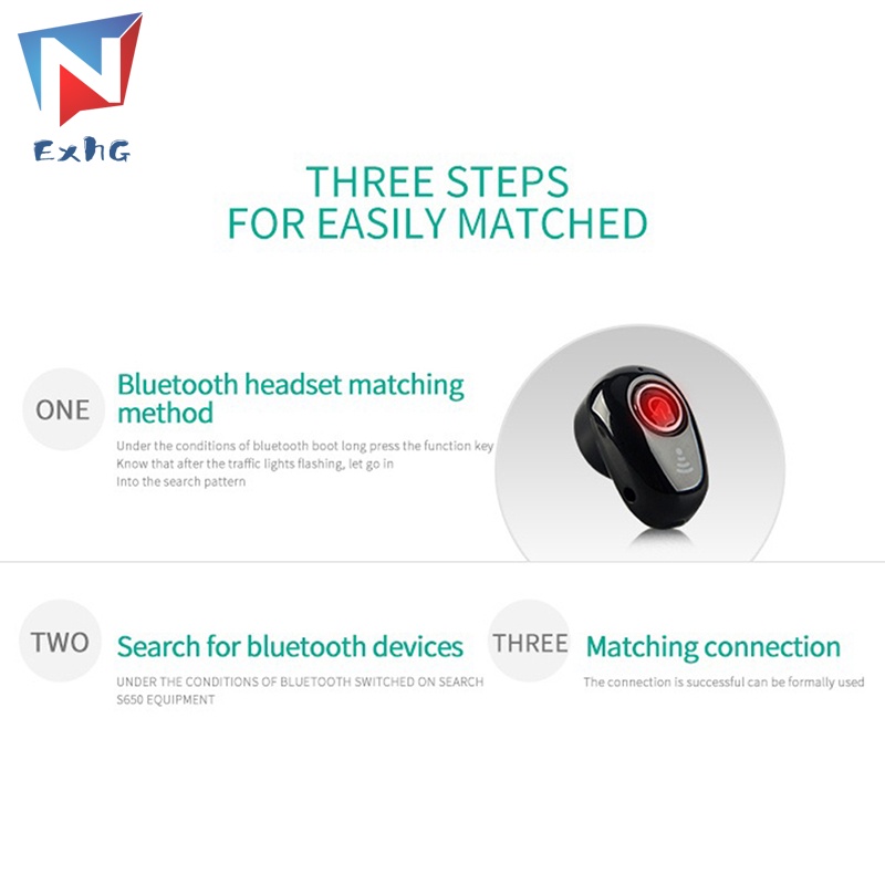 Tai Nghe Bluetooth Mini Không Dây Cho IPhone Samsung Xiaomi HTC LG IPhone Samsung Xiaomi HTC LG