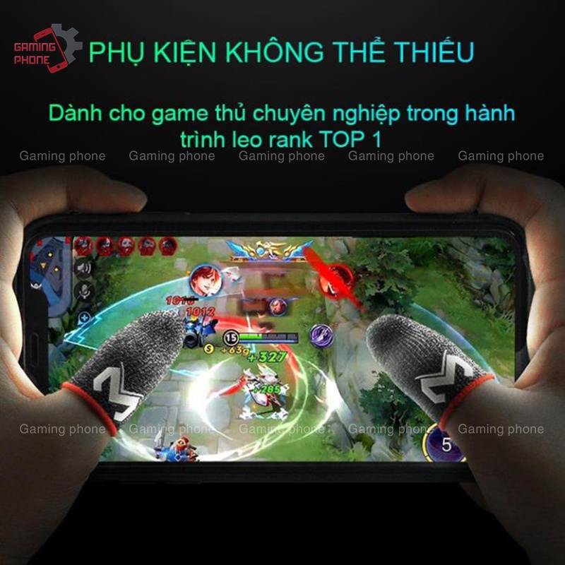 Găng tay chơi game MEMO dành cho điện thoại sợi carbon cảm ứng nhạy cho game PUBG FF Tốc Chiến Liên Quân mobile 4.9 | BigBuy360 - bigbuy360.vn