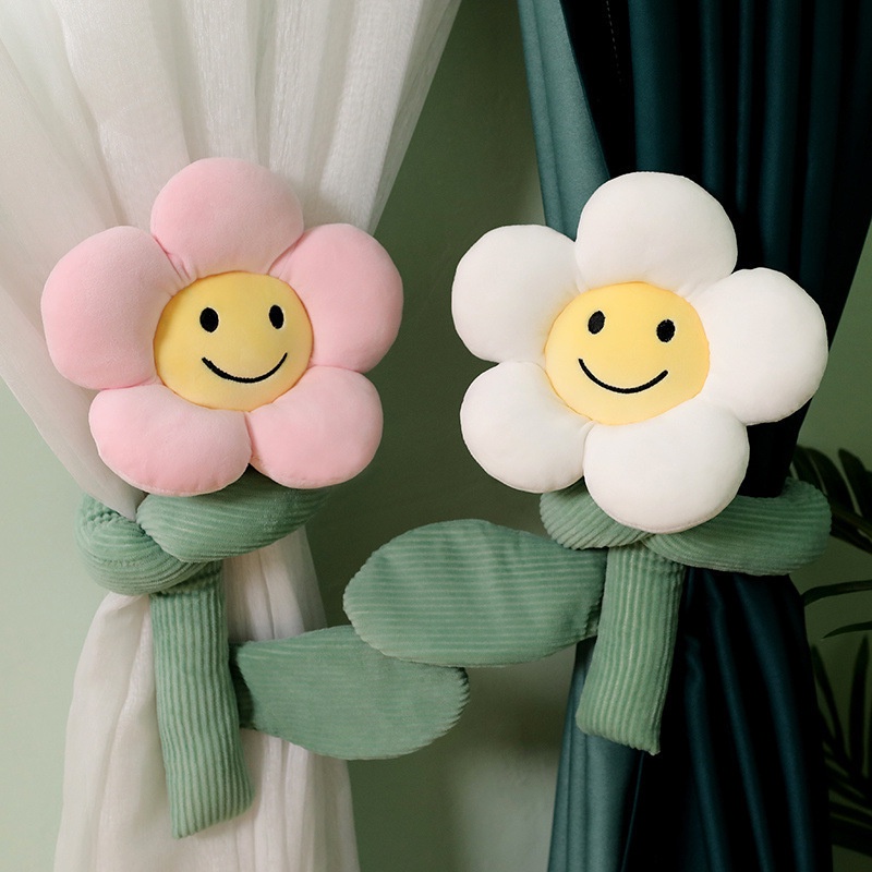Dây Buộc Rèm Cửa Hình Hoa Bằng Cotton Mềm