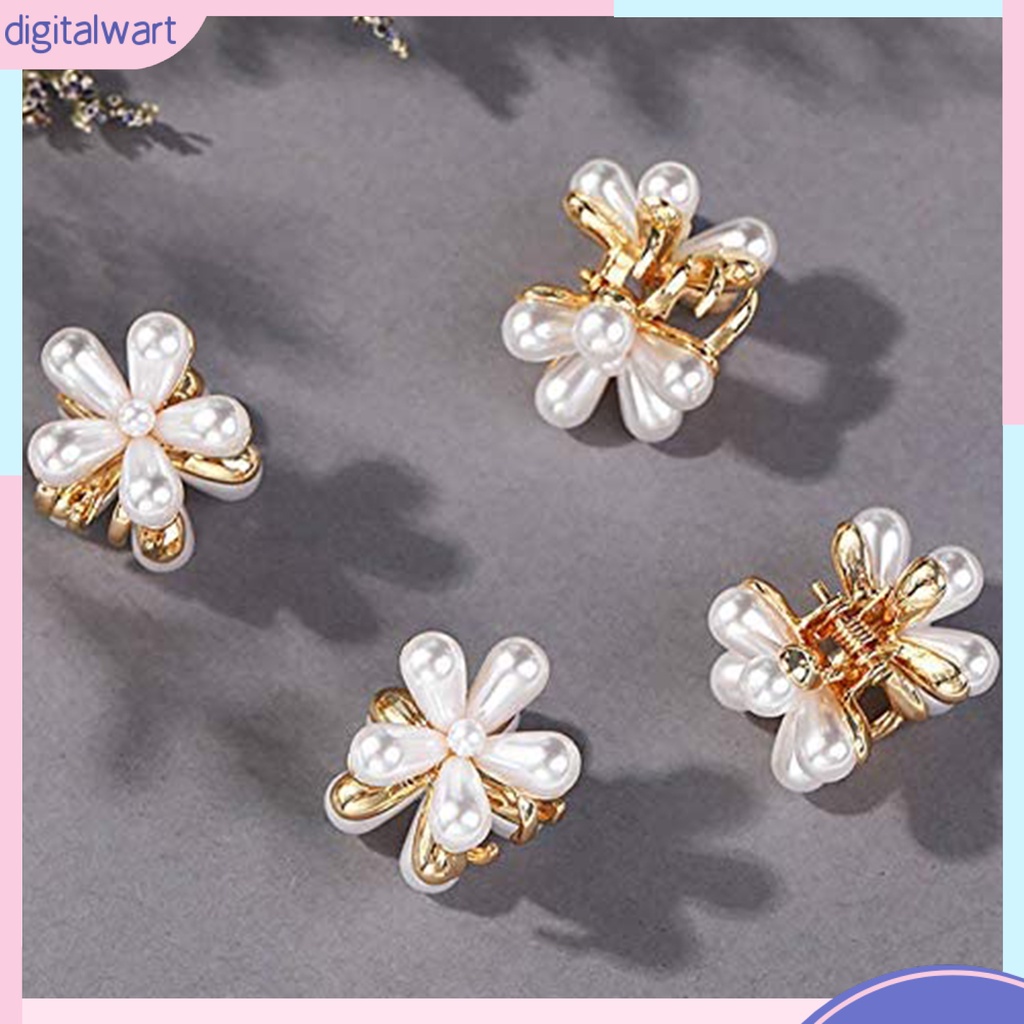 Kẹp Tóc Hình Hoa Đính Ngọc Trai Nhân Tạo Thời Trang Dành Cho Bạn Nữ