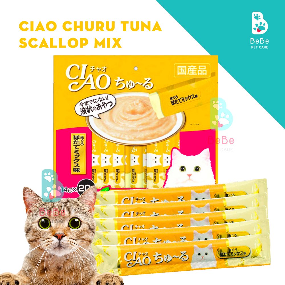[Túi 20 Tuýp] Súp Thưởng Cho Mèo CIAO CHURU
